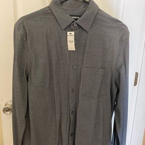 Mens express button down shirt
